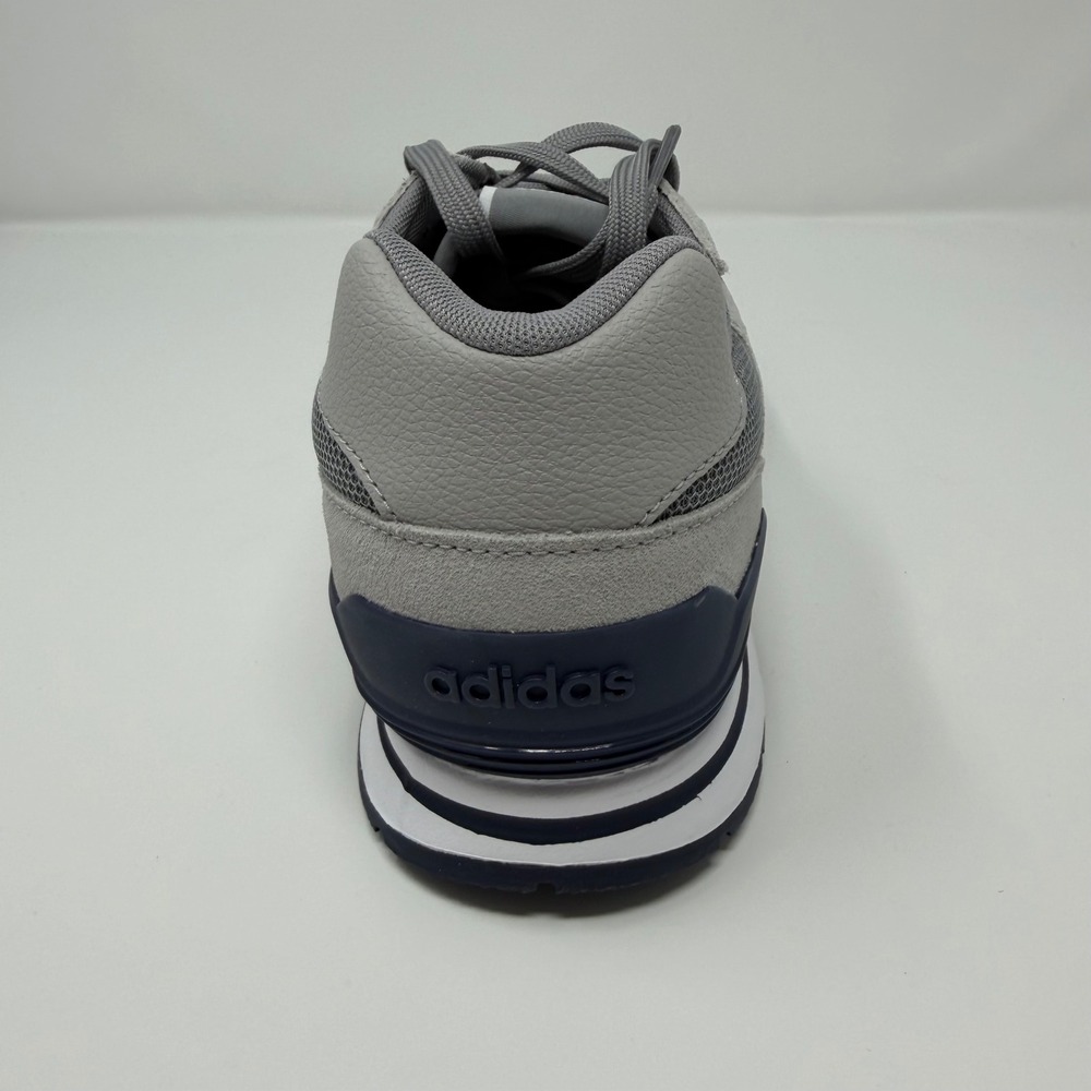 Adidas Run 80s Mens Sneakers Grey Burgundy Navy Retro Sneakers Mens 11 -NWT 1882 - Picture 7 of 14